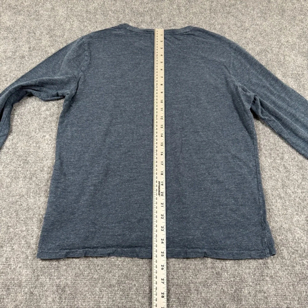 Polo Ralph Lauren Shirt Large‎ Blue Heather Long Sleeve Custom Slim Fit Men's